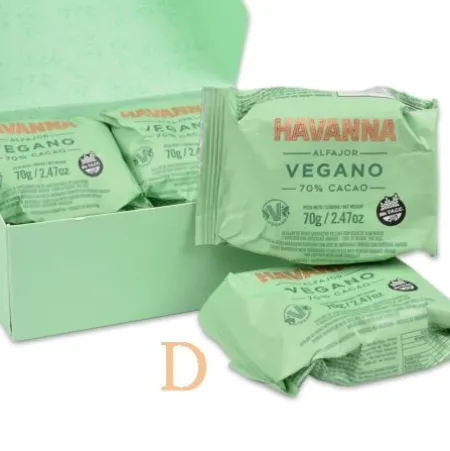 Alfajores Havanna - VEGANO 70% Cacao - 4 (glutenfrei)