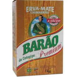 Barao De Cotegipe Premium vakuumverpackt - Mate Tee aus Brasilien 1kg (ungeräuchert, für Chimarrao)
