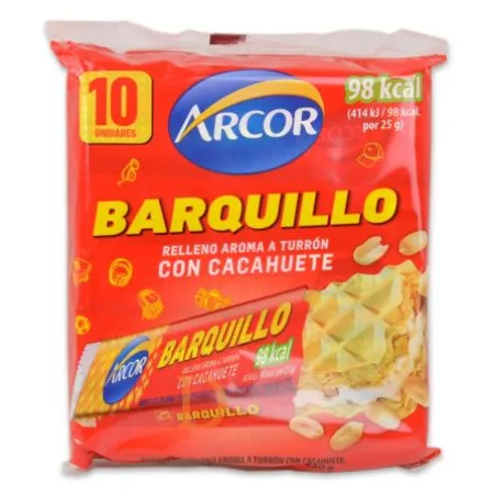 Barquillo Arcor 250g (Turrón)