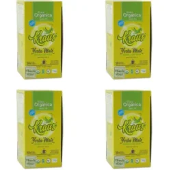 Bio Mate Tee - KRAUS ORGANICA - 4 x 25 Teebeutel (Fair Trade & ungeräuchert) - Mate Tee aus Argentinien