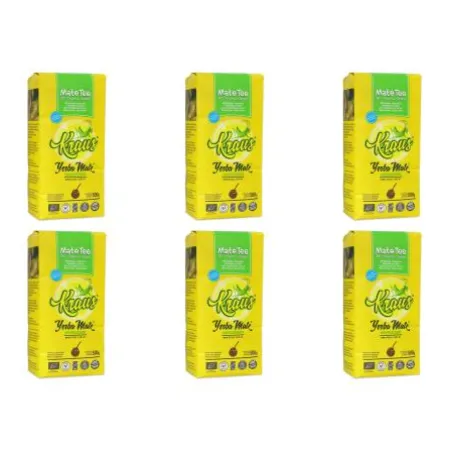 Bio Mate Tee - KRAUS ORGANICA 6 x 500g - Fair Trade & ungeräuchert - Mate Tee aus Argentinien