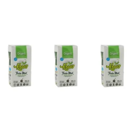 Bio Mate Tee - KRAUS PURE LEAF 3 * 500g (Fair Trade, ungeräuchert, ohne Stängel) - Mate Tee aus Argentinien 500g