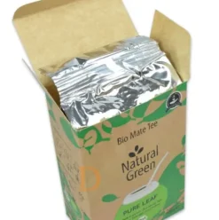 Bio Mate Tee - Natural Green PURE LEAF 500g - Premium Mate Tee ohne Stängel (frisch & ungeräuchert) VAKUUMVERPACKT