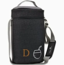 Bolso Matero "calabaza" dunkelgrau - geschlossene Mate Tasche aus Schaumstoff