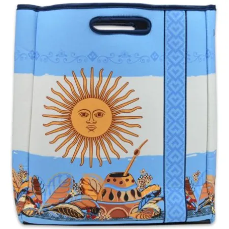 Bolso Picnic "Argentina" - offene Mate Tasche aus Schaumstoff