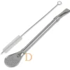 Bombilla Cuchara 19 cm - Edelstahl (mit Reinigungsbürste)