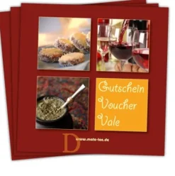 Geschenkgutschein Delicatino "Quadratisch" 25,- Euro