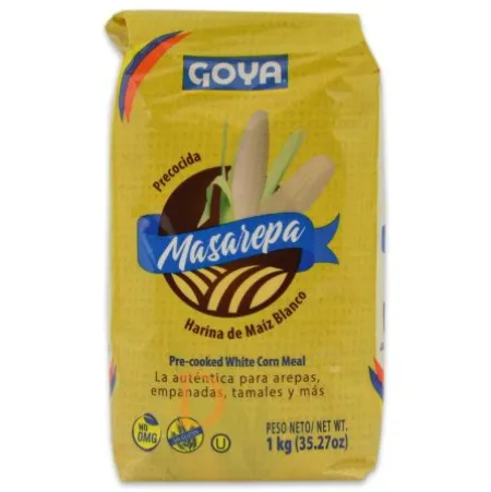 Masarepa BLANCA Goya - vorgekochtes WEIßES Maismehl 1kg (glutenfrei)