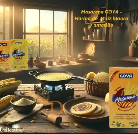 Masarepa BLANCA Goya - vorgekochtes WEIßES Maismehl 1kg (glutenfrei)