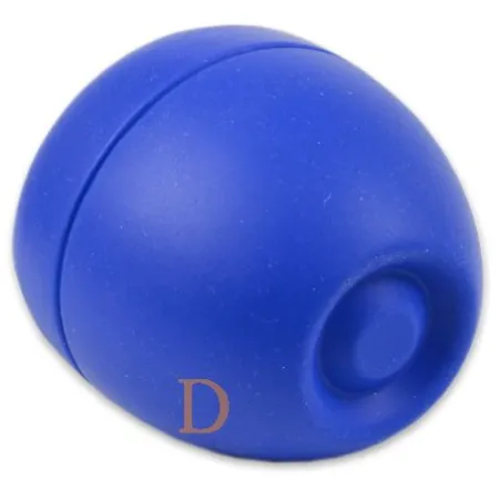 Mate Becher Silikon Delicatino BLAU - mit Bombilla Cuchara 15,5cm (Extra flexibel)