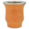 Mate Camionero de algarrobo con virola inox. - Matebecher aus Holz mit Edelstahlring