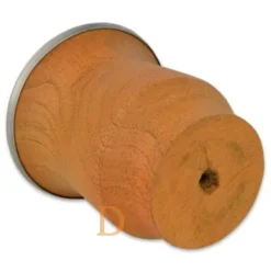 Mate Camionero de algarrobo con virola inox. - Matebecher aus Holz mit Edelstahlring