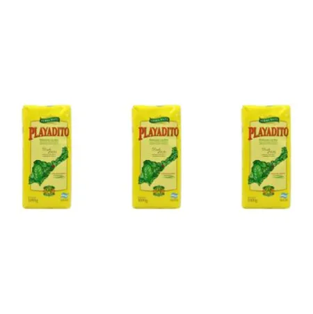 Playadito - Mate Tee aus Argentinien 3 x 1kg
