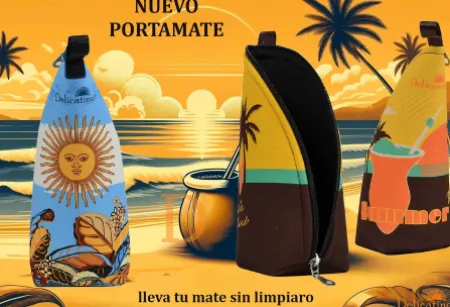 Portamate "Summer Beach Club" - aus Schaumstoff zum Transport von Matezubehör