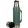 Termo Edelstahl - Delicatino CLASICO 1,2L DUNKELGRÜN (Thermoskanne für Mate Tee)