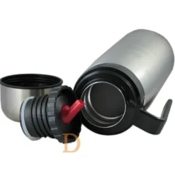 Termo Edelstahl - Delicatino SILBER 1L (Thermoskanne für Mate Tee)