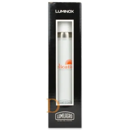 Termo Edelstahl LUMINOX - WEIß 1L (Lumilagro Thermoskanne für Mate Tee)