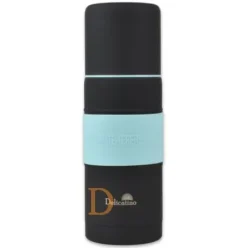 Termo Matelisto Autocebante Delicatino - SCHWARZ 500ml (Edelstahl) - originaler Mategenuß für unterwegs