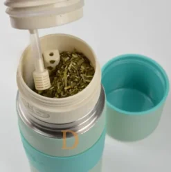 Termo Matelisto Autocebante Delicatino - GRÜN 500ml (Edelstahl) - originaler Mategenuß für unterwegs