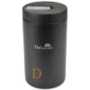 Yerbera Edelstahl Delicatino SCHWARZ 16,5 x 9cm - Dose zur Aufbewahrung von Mate Tee