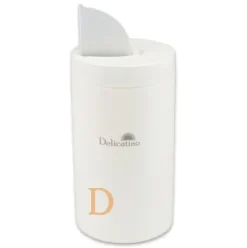 Yerbera Edelstahl Delicatino WEIß 16,5 x 9cm - Dose zur Aufbewahrung von Mate Tee